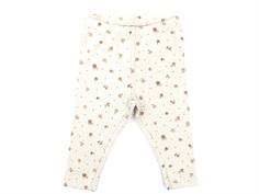 Wheat leggings chalk flowers